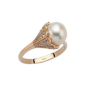 Lightbulb Design Natural Pearl Ring
