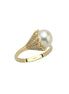 Lightbulb Design Natural Pearl Ring