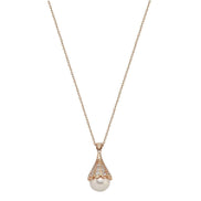Lightbulb Design Natural Pearl Necklace