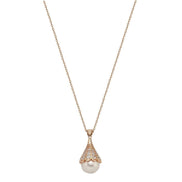 Lightbulb Design Natural Pearl Necklace