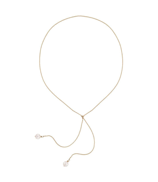 Adjustable Chain Natural Pearl Necklace