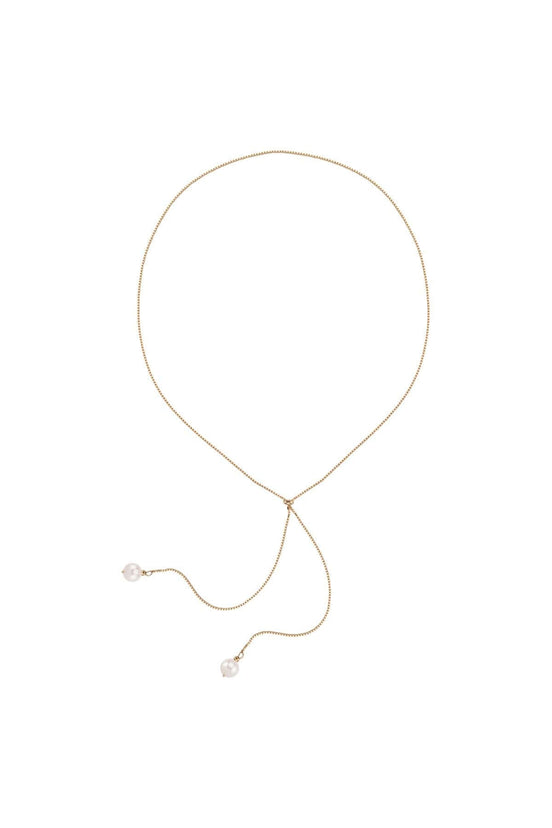Adjustable Chain Natural Pearl Necklace