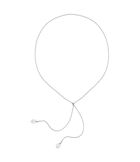 Adjustable Chain Natural Pearl Necklace