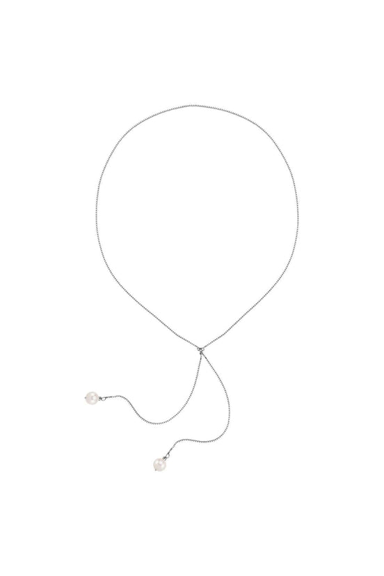 Adjustable Chain Natural Pearl Necklace