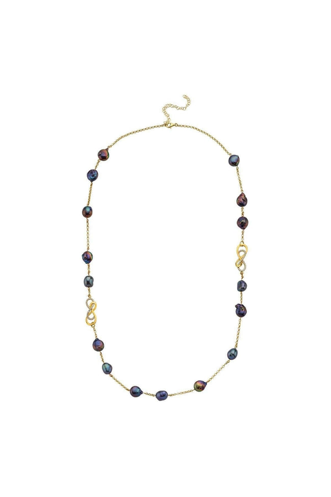 Sonsuzluk Taşlı Barok Doğal İnci Kolye | | Birinci1926