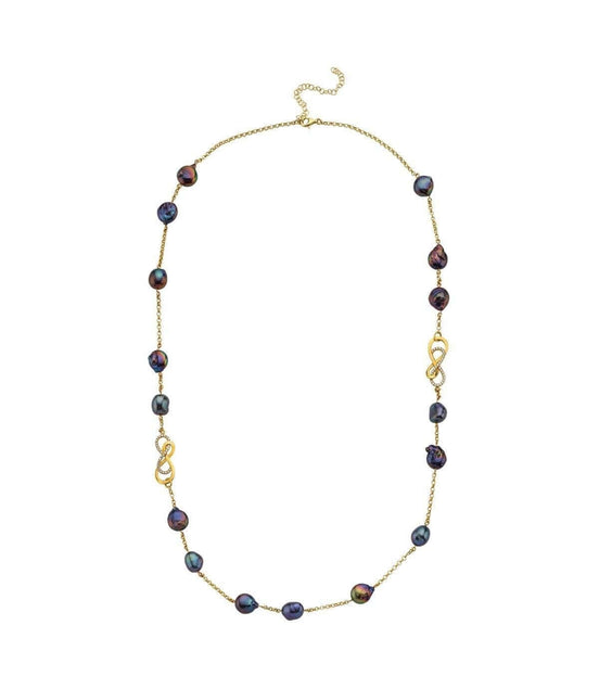 Sonsuzluk Taşlı Barok Doğal İnci Kolye | | Birinci1926