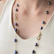 Infinity Stone Baroque Natural Pearl Necklace