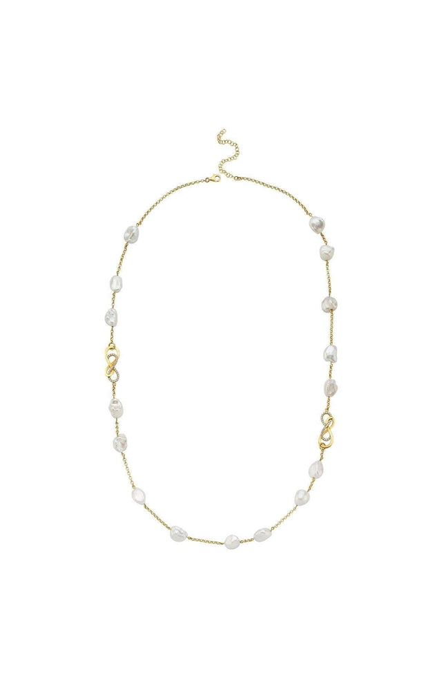 Sonsuzluk Taşlı Barok Doğal İnci Kolye | | Birinci1926