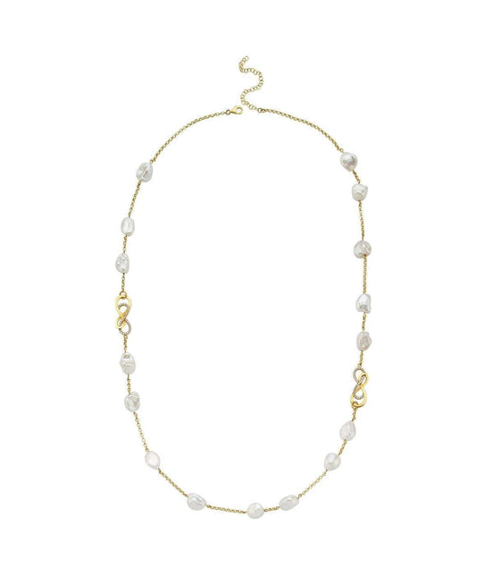 Sonsuzluk Taşlı Barok Doğal İnci Kolye | | Birinci1926