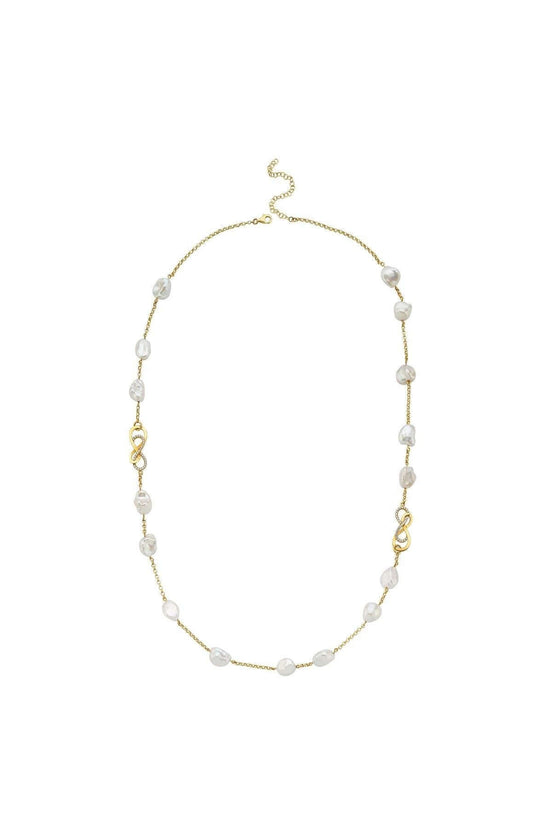 Sonsuzluk Taşlı Barok Doğal İnci Kolye | | Birinci1926