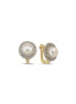 Natural Pearl Zircon Stone Earring