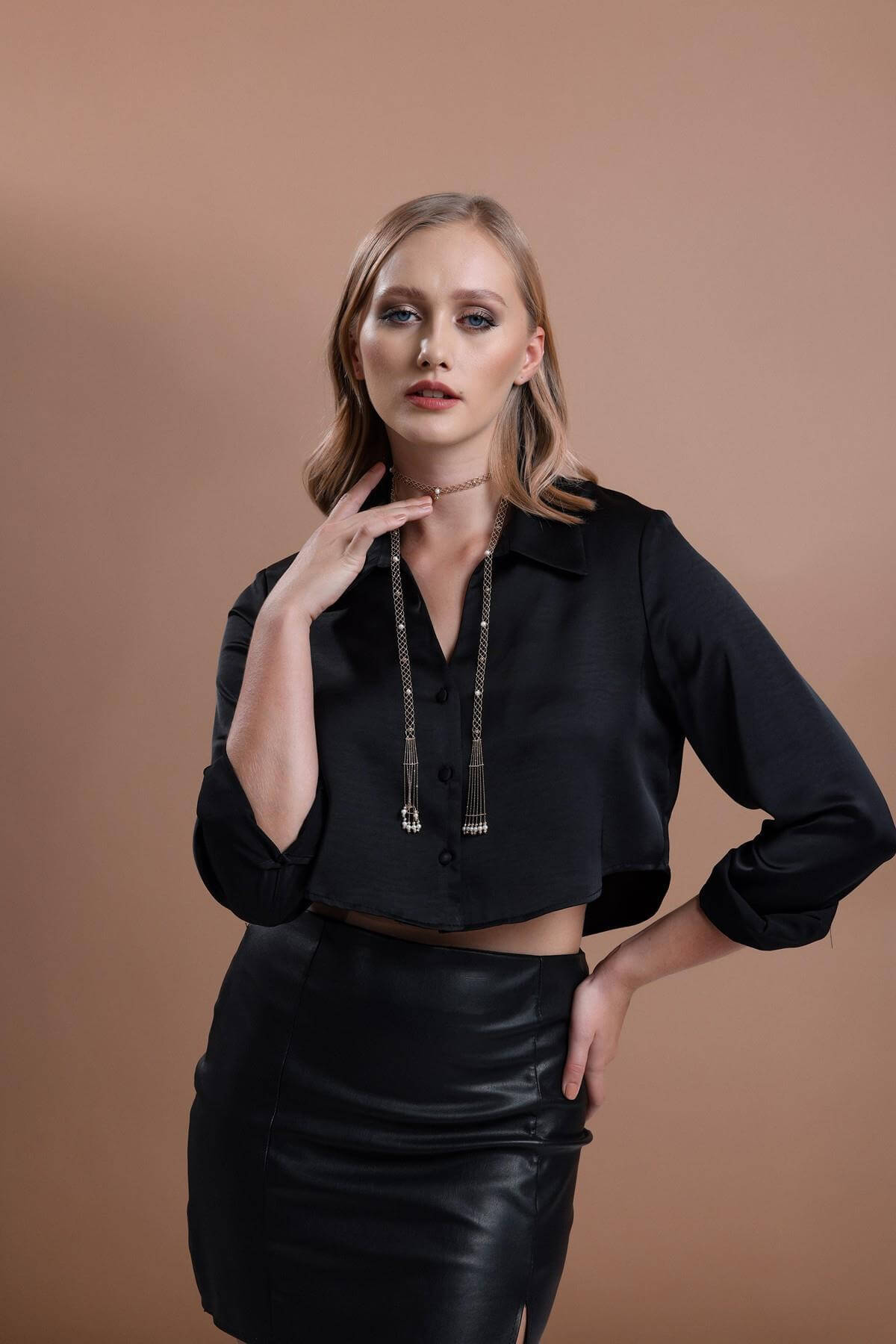 Dorica Toplu Natural Pearl Shawl