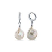 Dorica Bead Baroque Pearl Earring