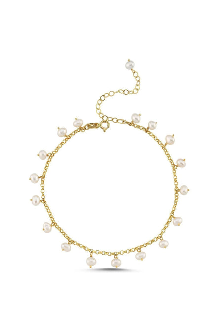 Choker Zircon Stone Natural Pearl Bracelet