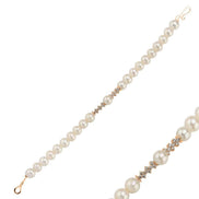 Stone Watercourse Natural Pearl Bracelet