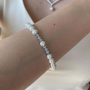 Stone Watercourse Natural Pearl Bracelet