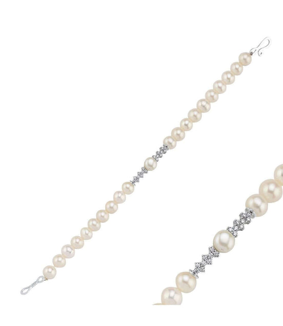 Stone Watercourse Natural Pearl Bracelet