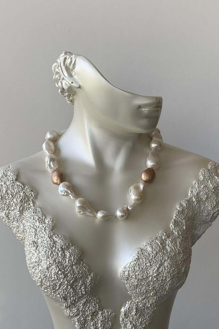 Baroque Natural Pearl Necklace