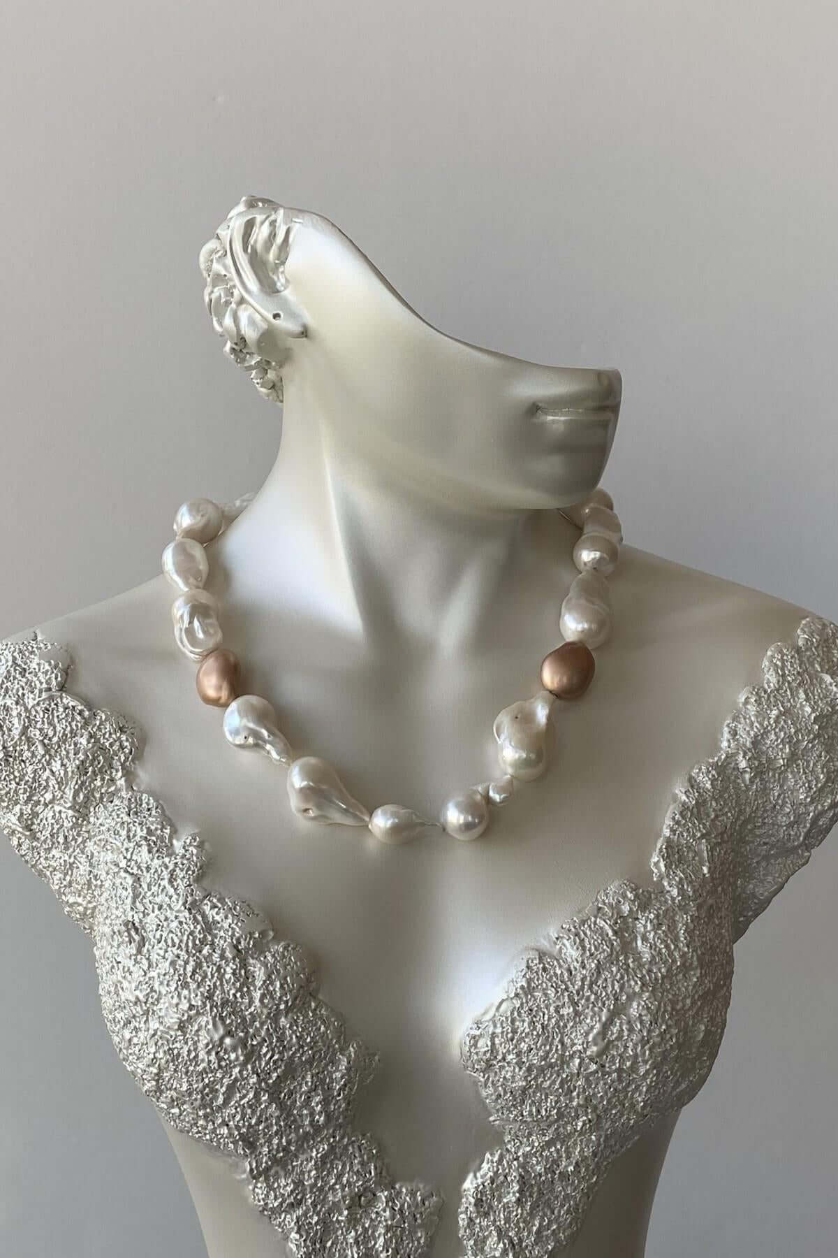 Baroque Natural Pearl Necklace