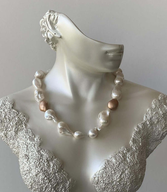 Baroque Natural Pearl Necklace