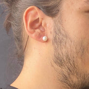 Natural Pearl Top Earring