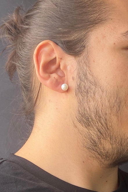 Natural Pearl Top Earring