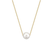 Chain Pearl Necklace