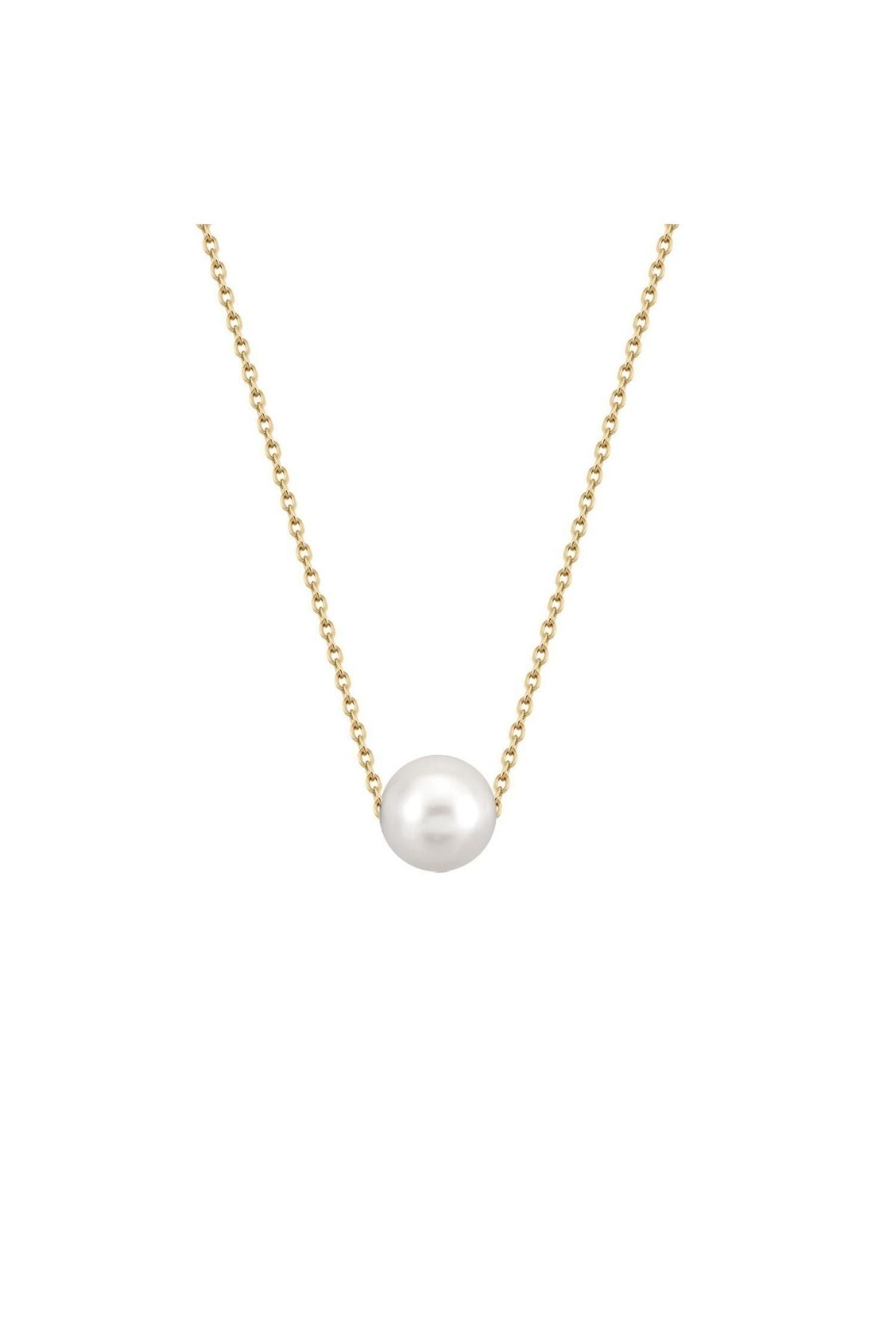 Chain Pearl Necklace