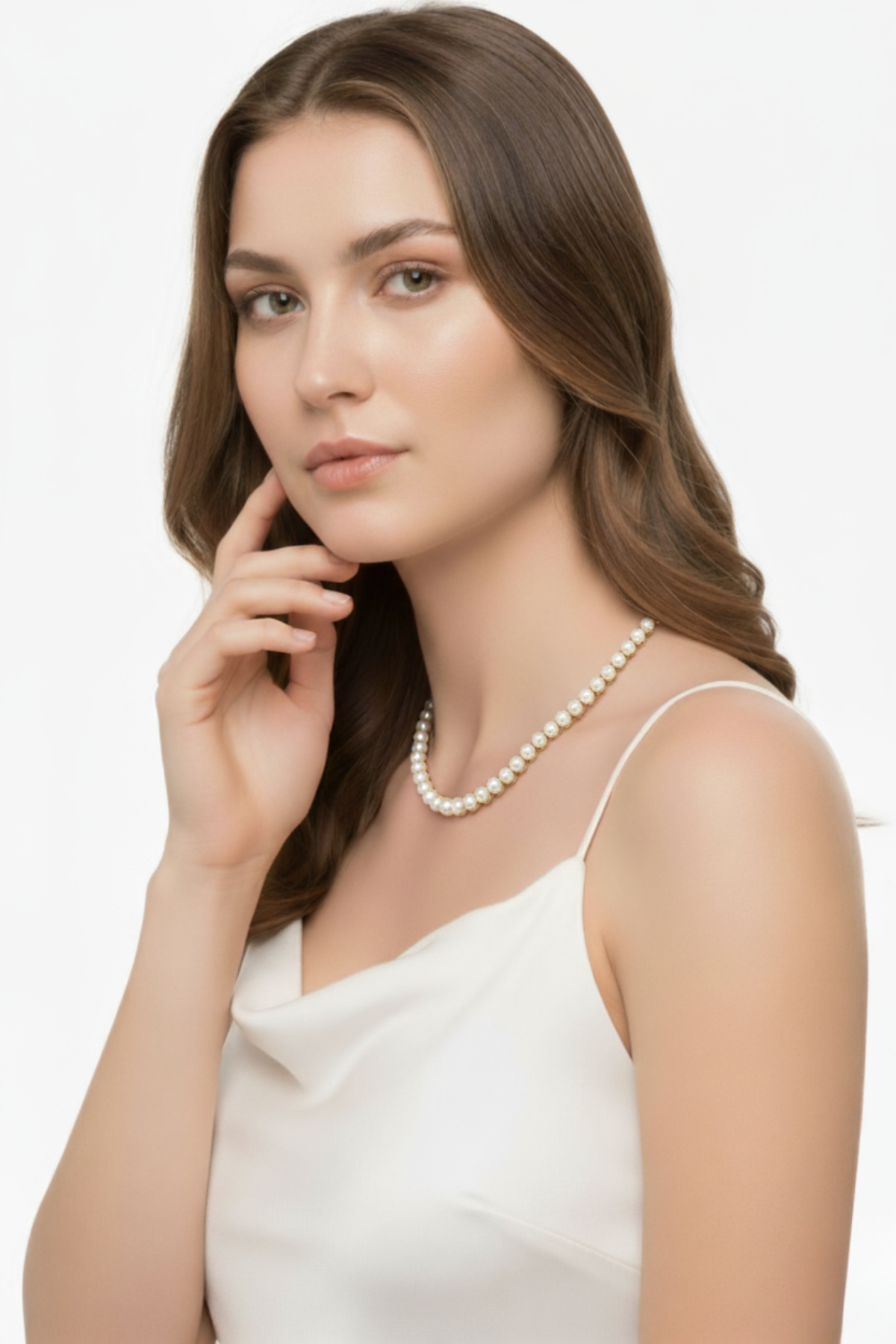 Four Toothed Natural Pearl Necklace