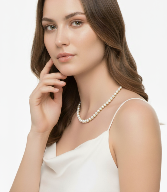 Four Toothed Natural Pearl Necklace
