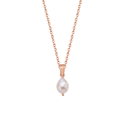White Baroque Natural Pearl Necklace