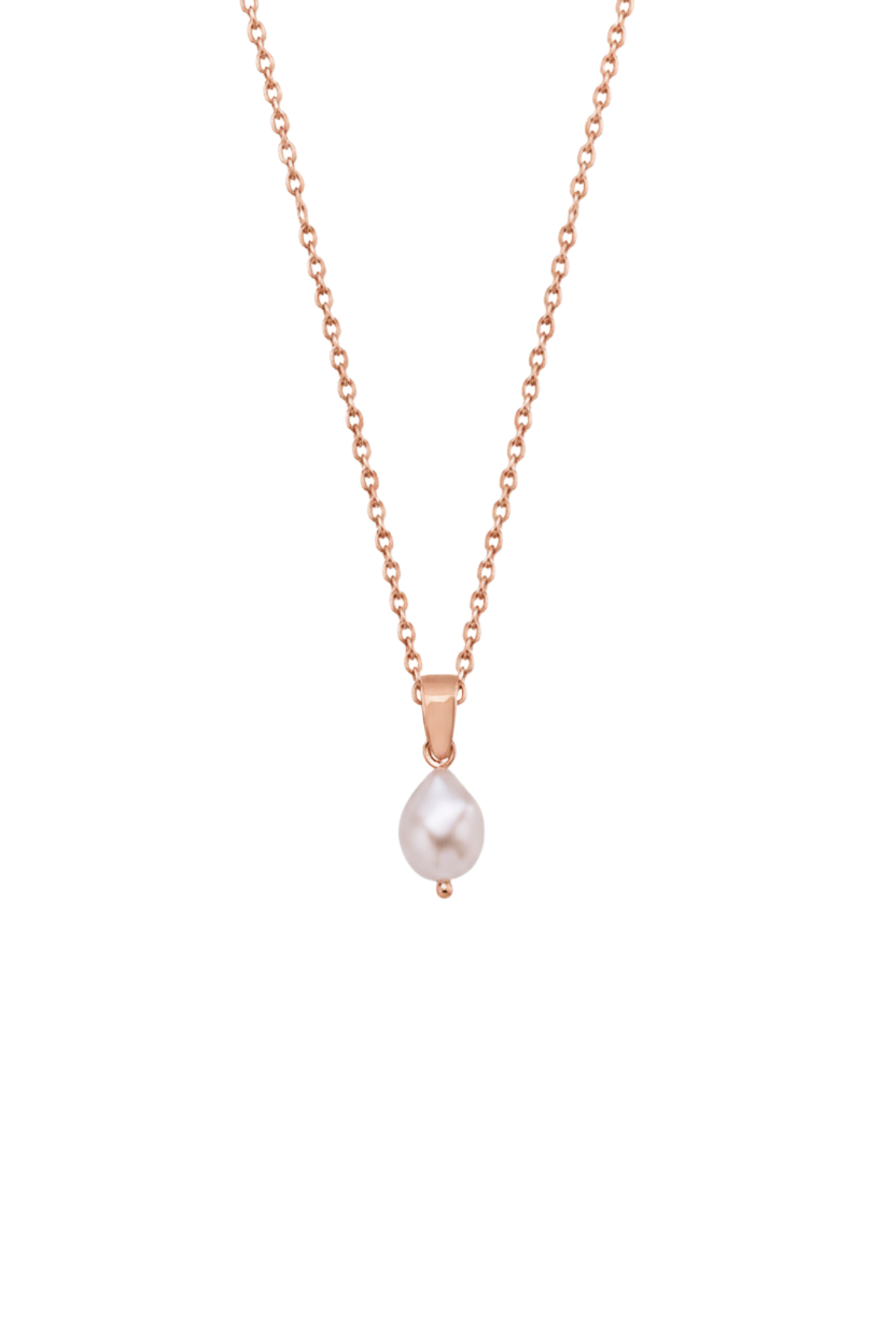 White Baroque Natural Pearl Necklace