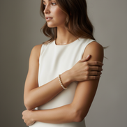 Three Pronged Natural Pearl Bracelet