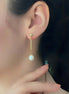 Natural Pearl Dangling Earring