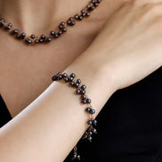 Sallantılı Doğal İnci Kolye Bileklik İkili Set | | Birinci1926