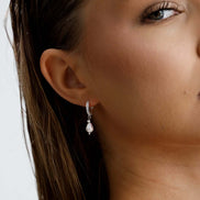 Sıralı Damla Doğal İnci Küpe | İnci Küpe | Birinci1926