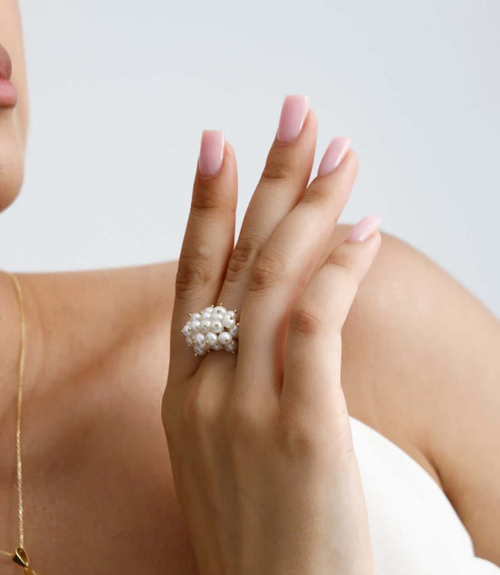 Grapelü Doğal İnci Yüzük | | Birinci1926