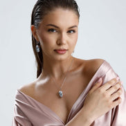 Gri Barok Doğal İnci Kolye Küpe İkili Set | İnci Set | Birinci1926