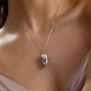 Gri Barok Doğal İnci Kolye | İnci Kolye | Birinci1926