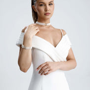 Lale Motif Dört Sıralı Doğal İnci Kolye | İnci Kolye | Birinci1926