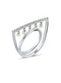 Diamond Pearl Ring