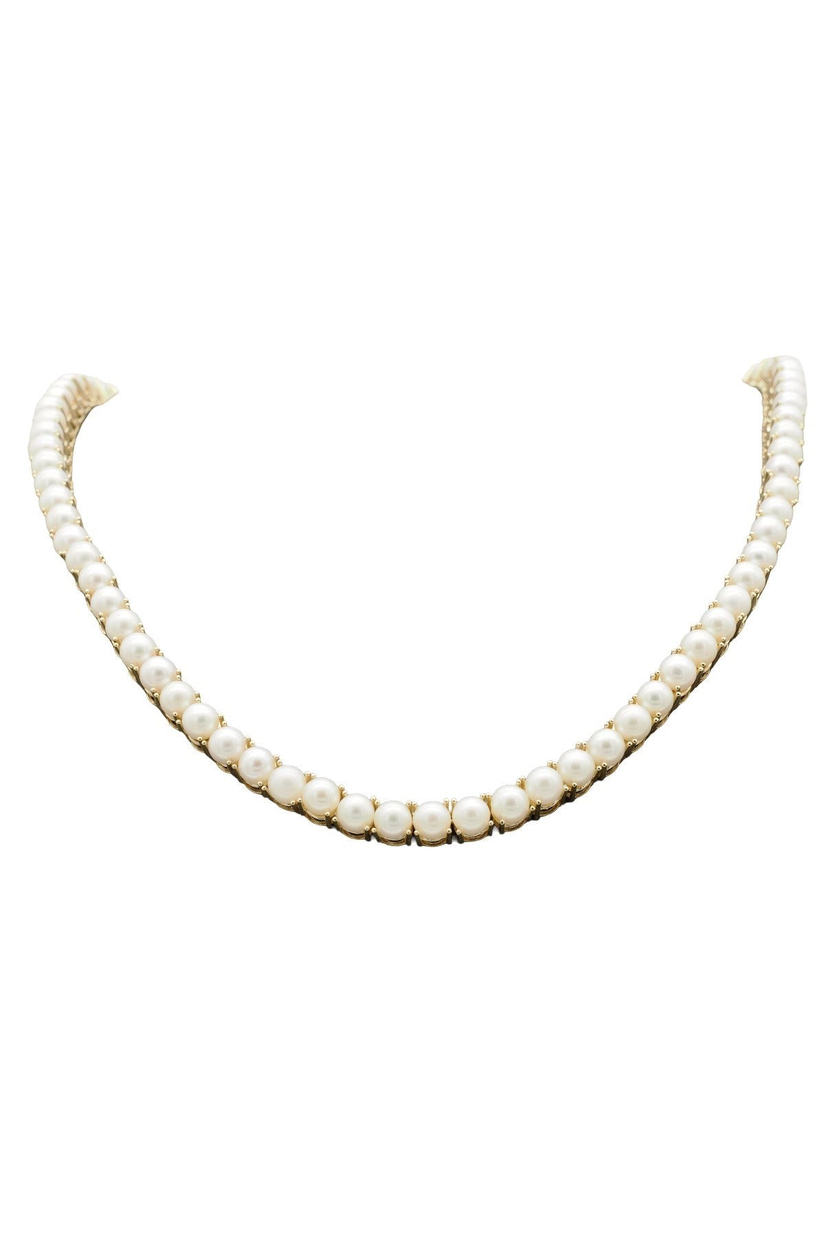 Four Toothed Natural Pearl Necklace