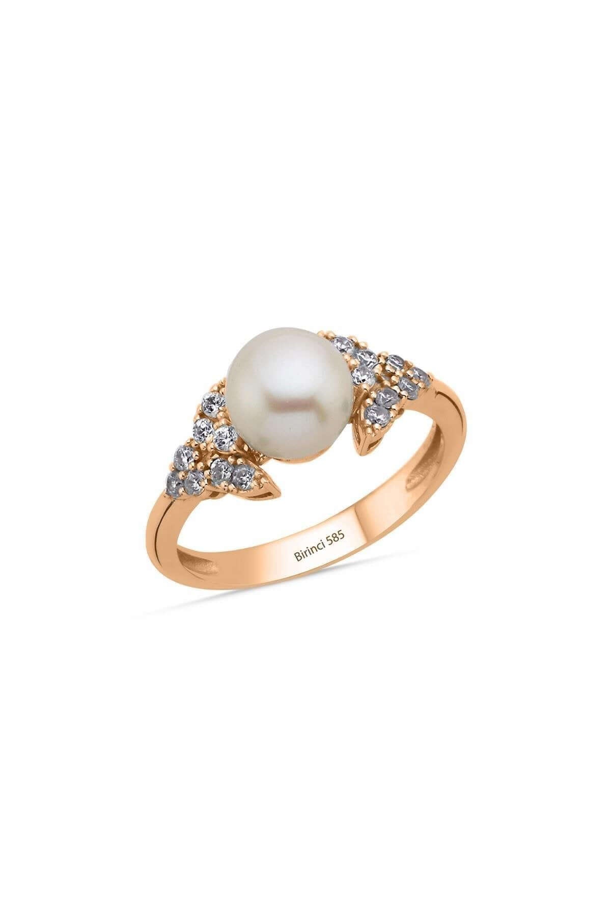 0,2 Ct Doğal İncili Pırlanta Yüzük | | Birinci1926