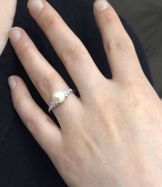 0,2 Ct Doğal İncili Pırlanta Yüzük | | Birinci1926