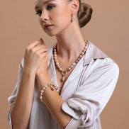 Halka Kilitli Multicolor Doğal İnci Bileklik | İnci Bileklik | Birinci1926