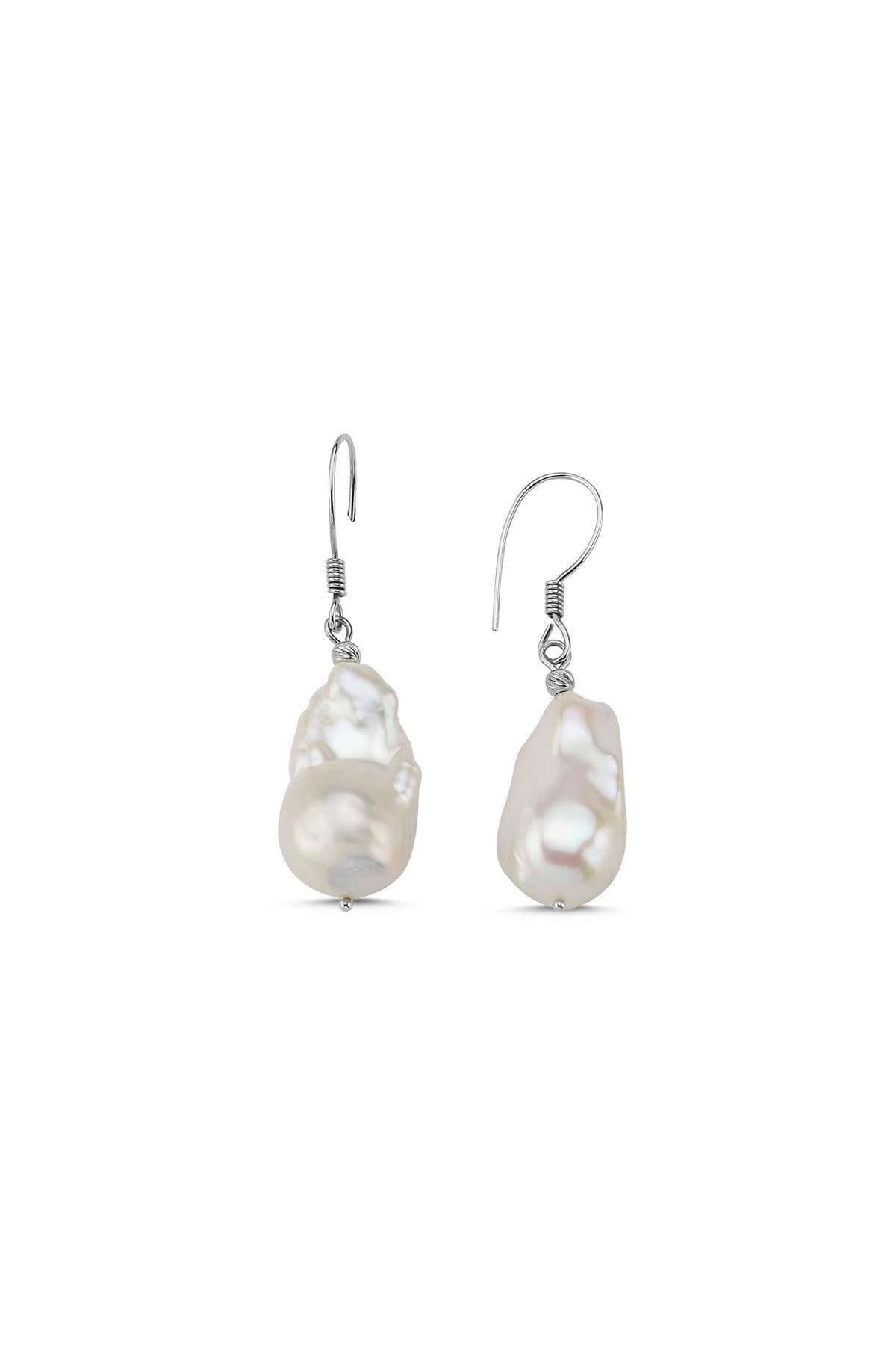 Baroque Pearl Dorica Bead Earring