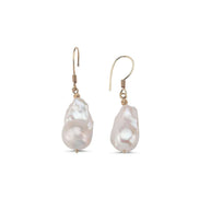 Baroque Pearl Dorica Bead Earring