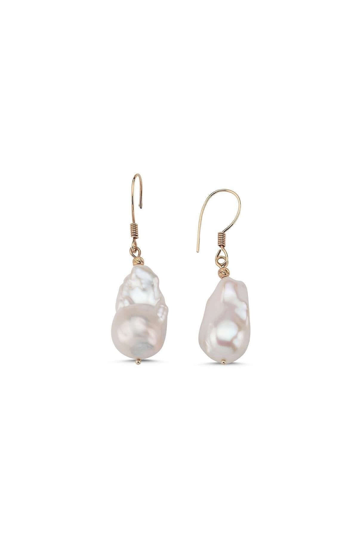 Baroque Pearl Dorica Bead Earring