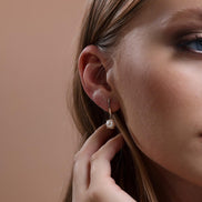 Natural Pearl Dangling Earrings