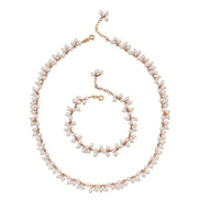 Sallantılı Doğal İnci Kolye Bileklik İkili Set | | Birinci1926